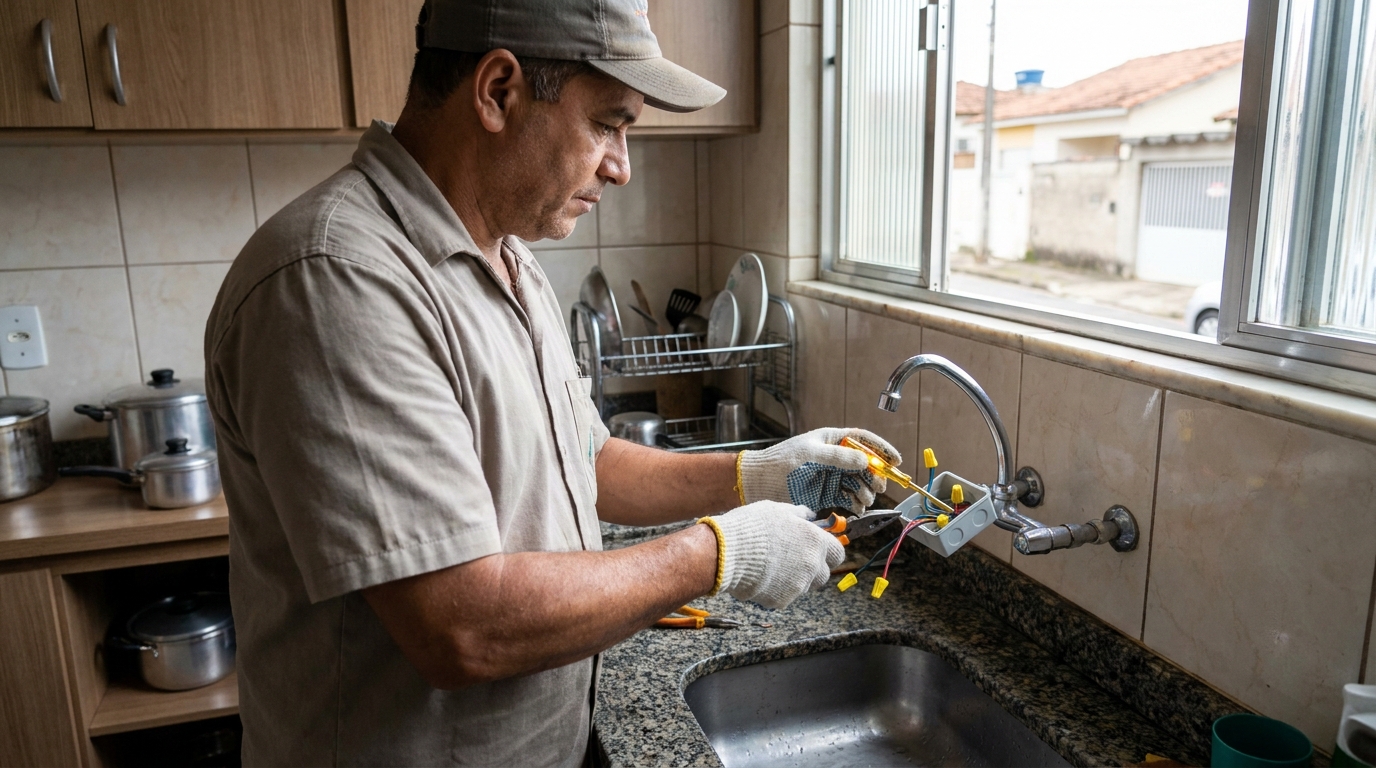 Adequação de Ponto Elétrico em Criciúma‑SC