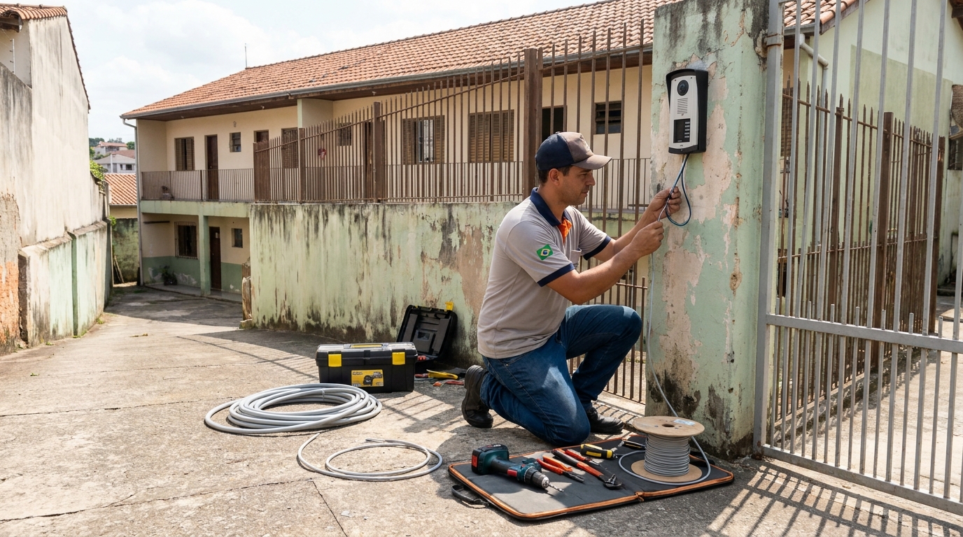 Instalação de Porteiro Eletrônico em Criciúma‑SC