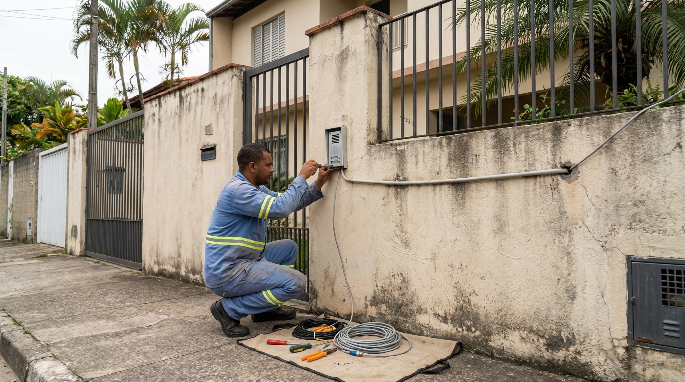Instalação de Vídeo Porteiro em Criciúma‑SC
